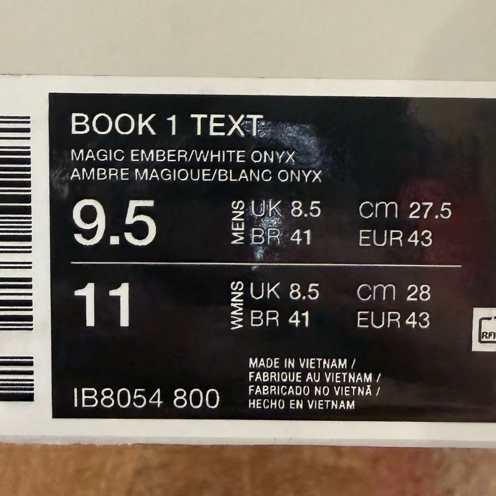 NIKE Book 1 “Sedona” Sneakers, Men’s 9.5 - Picture 10 of 10